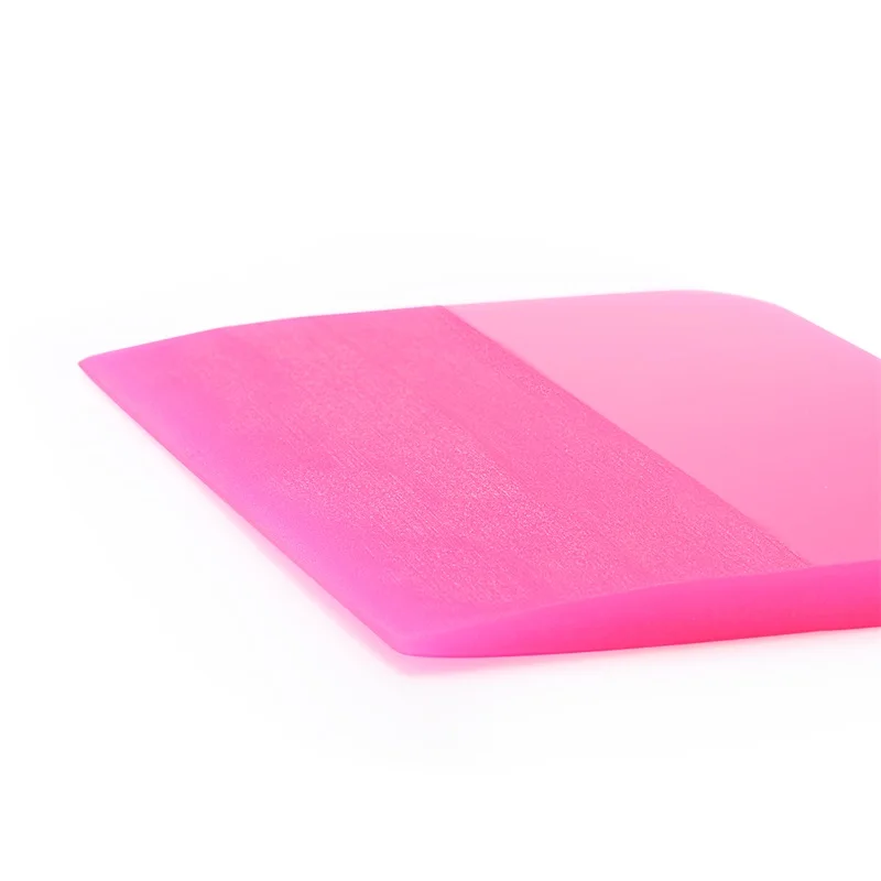 FOSHIO Car Tint PPF Squeegee Soft Pink Rubber Scrapers Vinyl Wrapping