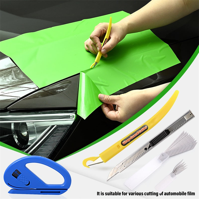 Car Window Tint Wrapping Vinyl Tools+Squeegee Scraper+Applicator+Heat Gun  Kits
