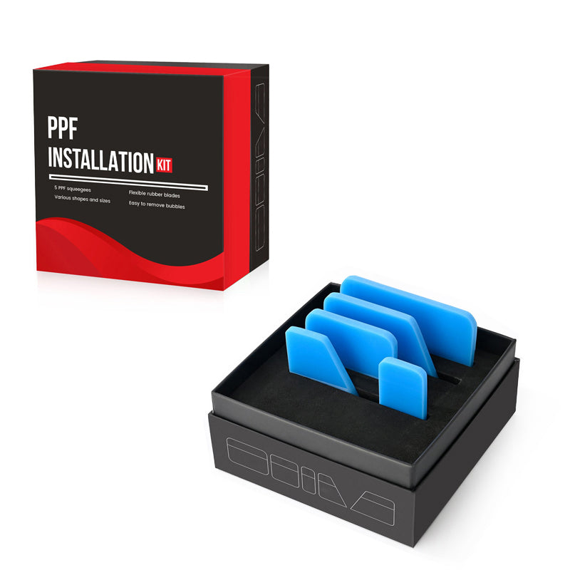 Soft PPF Squeegee Kit - 5in1 Blue PPF Set w/Gift Box Paint Protection  Squeegee