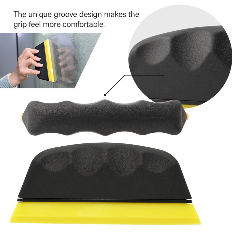 Multi Rubber Wiper Squeegee Glass Window Tint Film Water Scraping Cleaning  Tool