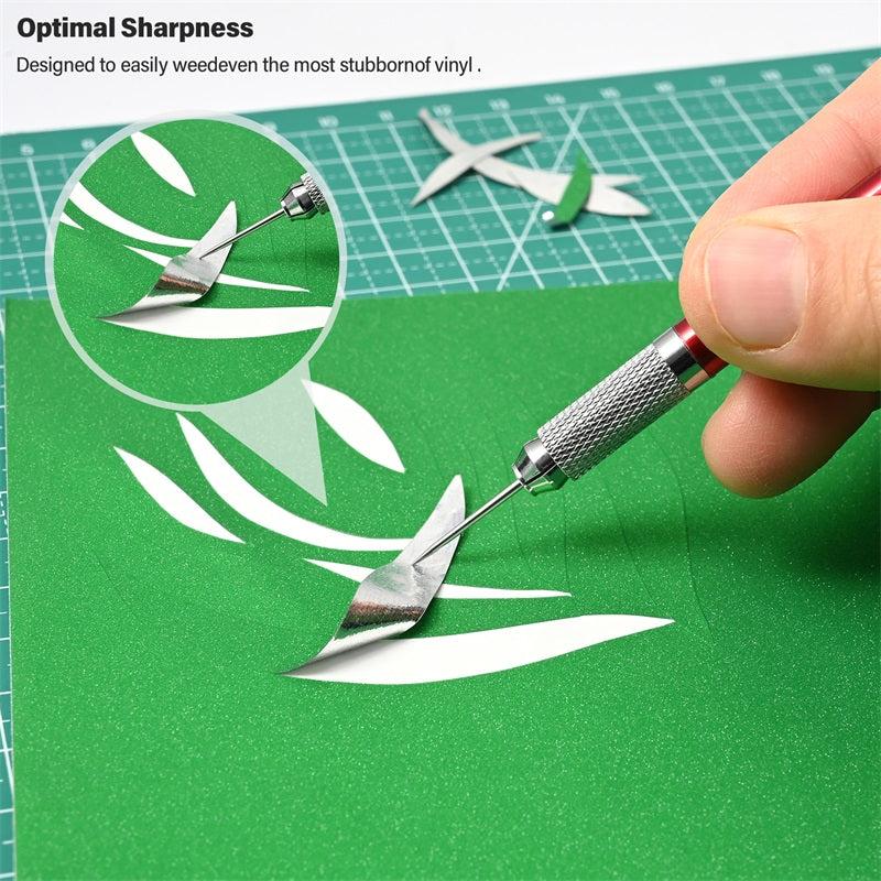 FOSHIO Glass Scraper Vinyl Craft Paper Sign Mark Circuit Weeding Tool