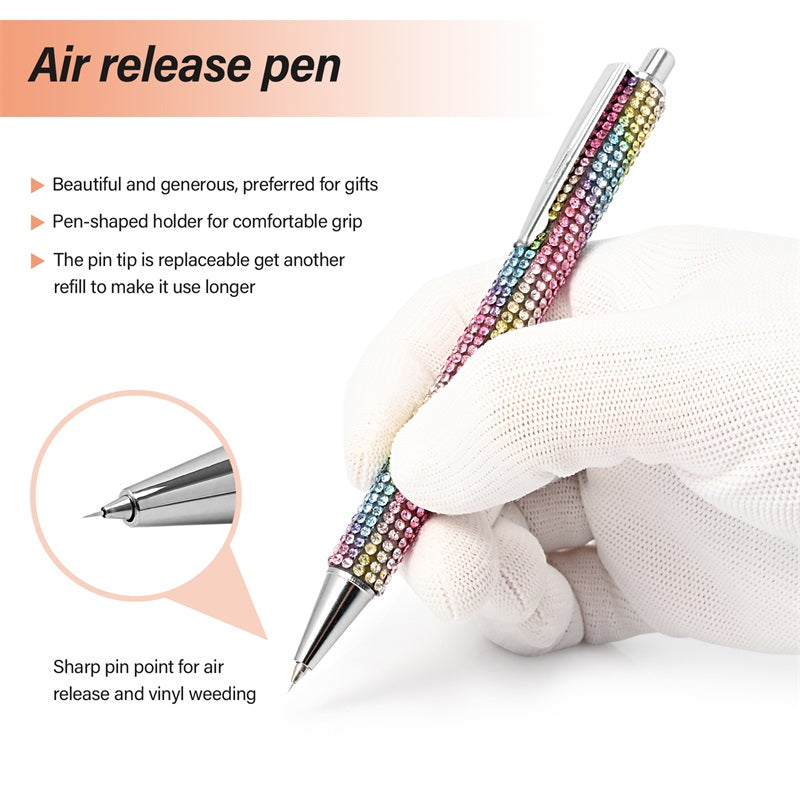 FOSHIO 2PCS Craft Weeding Pen Wrap Vinyl Pin Pen DIY Handing Tool