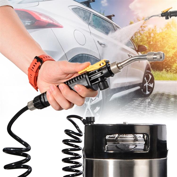  FOSHIO Car Wash Foam Pump Sprayer 0.4 Gallon, Hand Pump  Pressure Sprayer with Trigger Lock Water Sprayer for Car Detailing, Lawn  and Garden : Automotive