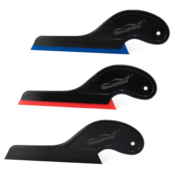 FOSHIO 3Pcs Car Tint Rubber Squeegee Window Glass Cleaning Scraper Tool