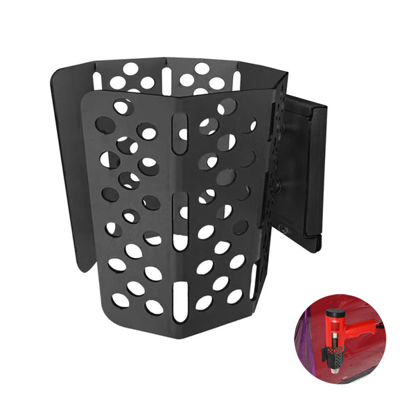 FOSHIO Metal Heat Air Gun Holder Magnetic Basket Hot Gun Holder Support