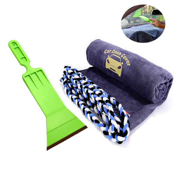 FOSHIO Window Tint Tools Bulldozer Squeegee Car Dash Cover for Water Absorbing Vinyl Wrap