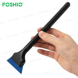 FOSHIO 3PCS Long Handle Window Glass Water Wiper Tint Scraper for Household