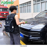 FOSHIO Eletric Water Pump Sprayer Backpack Water Sprinkler for Car Wrap Film Tinting Window Cleaning