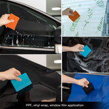FOSHIO 3PCS Window Tint PPF Squeegee Anti-Scratch Rubber Squeegee for Car Paint Protective Film