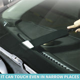 FOSHIO Window Tint Squeegee with Scrubber Vinyl Car Interior Windshield Wipers