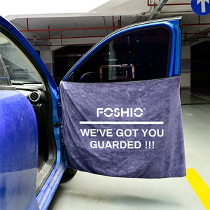 FOSHIO 2PCS Car Door Protector Cover for Car Washing Cleaning Absorb Water for Wapping