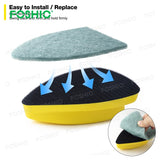 FOSHIO Household Scrub Cleaning Pad for Window Glass Oven