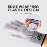 FOSHIO Carbon Fiber Wrapping Glove Anti-Static Vinyl Working Glove for Vinyl Wrap