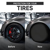 FOSHIO 4PCS Waterproof Car Wheel Protective Cover Nylon Tire Storage Cover