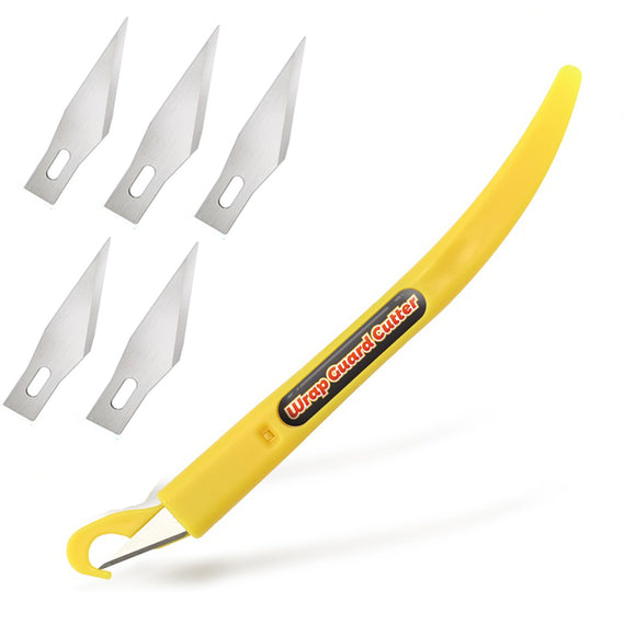 FOSHIO Safety Box Cutter Foil Cutter Vinyl Wrap Guard Cutter Knife Utility Knife