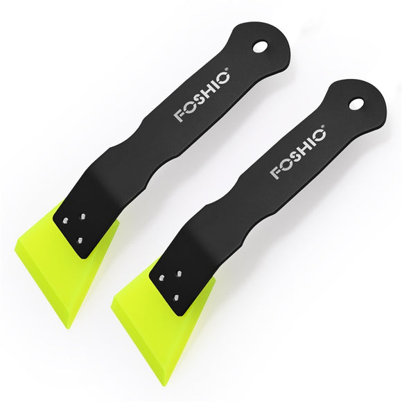 FOSHIO 2PCS Rubber Vinyl Squeegee Wrapping Window Tint Squeegee