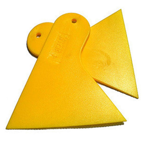 FOSHIO 2PCS Triangle Tinting Squeegee Window Sticker film Wrapping Tool