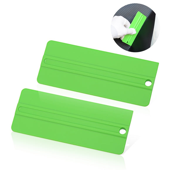 FOSHIO 2pcs Film Scraper Wrapping Sticker Squeegee Window Tint Water Removal Tool