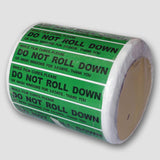 FOSHIO Car Stickers "DO NOT ROLL DOWN " Warning Label Window Safety Mark Reflective Tape Stickers