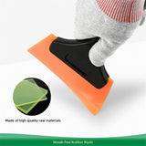 FOSHIO Wrap Tint Squeegee Vinyl Rubber Squeegee for Window Glass Cleaning