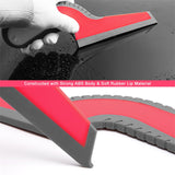 FOSHIO Wrap Tint Squeegee Handle Rubber Vinyl Squeegee for Water Snow Cleaning