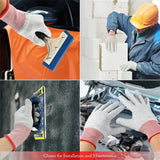 FOSHIO 4Pairs Working Gloves Vinyl Wrap Carbon Fiber Gloves for Car Wrapping