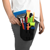 FOSHIO Vinyl Oxford Pouch Waist Belt Bag Wrap Car Tools Bag Window Tint Squeegee Storage Bag Organizer
