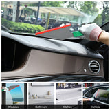 FOSHIO Car Glass Water Wiper Ice Remover Tool Rubber Scraper Wrap Window Tint Cleaning Tool