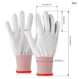 FOSHIO 4Pairs Working Gloves Vinyl Wrap Carbon Fiber Gloves for Car Wrapping