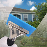 FOSHIO Rubber Blade Scraper  Ice Snow Shovel Cleaning Tool Glass Window Vinyl Wrap Squeegee