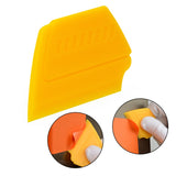 FOSHIO 3pcs Vinyl Tint Plastic Squeegee Window Glass Water Cleaning Scraper
