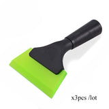 FOSHIO 3PCS 5inch Rubber Window Tint Squeegee Car Cleaning Tool for Water Wiper Snow Ice Remove