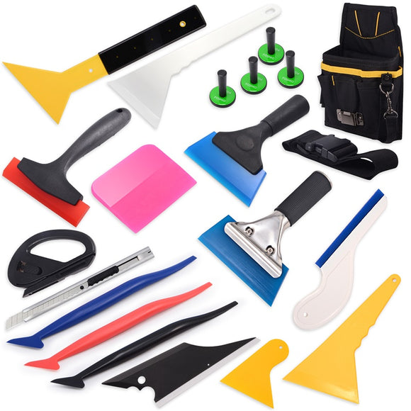 FOSHIO Wrapping Car Wrap Tool Set PPF Window Tinting Squeegee Set Vinyl Application Tools