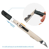 FOSHIO Utility Knife Anti Shaking Cutter Knife Vinyl PPF Film Craft Cutting Line Aid Tool