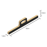 FOSHIO 50CM Metal Stretch Film Wrap Bar Squeegee Car Accessories