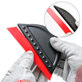 FOSHIO 2PCS Pro PPF Squeegee Car Paint Protective Tool Window Tint Rubber Squeegee for Vehicle Glass Cleaning