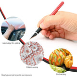 FOSHIO New Metal Carving Scalpel Knife X-acto Knife with Ruler Tape