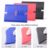 FOSHIO 3PCS Vinyl Squeegee Window Tint Wrapping Tool for Glue Remover