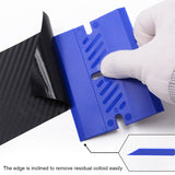 FOSHIO 3PCS Vinyl Squeegee Window Tint Wrapping Tool for Glue Remover