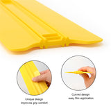 FOSHIO Yellow Gliding Vinyl Window Tint Car Wrap Film Installation Squeegee Tool
