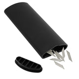 FOSHIO Waste Cutter Blade Storage Box Blades Disposal Container for 30 Degree Snap Off Knife