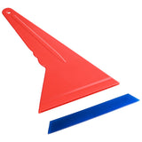 FOSHIO Long Handle Triangle Vehicle Car Tint Window Glass Water Wiper Vinyl Wrapping Squeegee