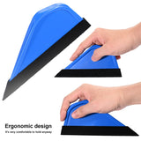 FOSHIO Plastic Squeegee with Fabric Felt Vinyl Wrapping Tint Tool