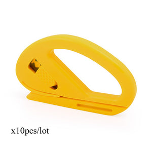 FOSHIO 10pcs Safety Slitter Cutting Knife Vinyl Wrap Film Cutter Car Sticker Decals Cutter