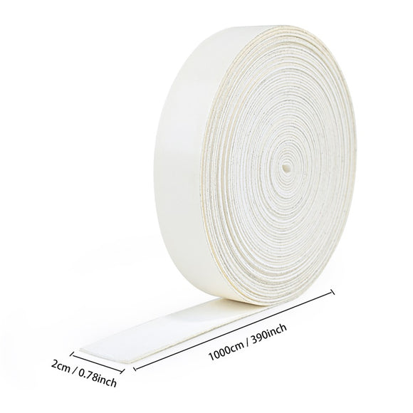 FOSHIO 10M Waterproof White Suede Felt Cloth for Vinyl Squeegee Wrapping Car Film Scraper Edge Protector
