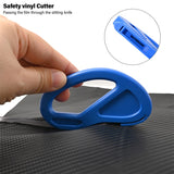 FOSHIO 10pcs Safety Slitter Cutting Knife Vinyl Wrap Film Cutter Car Sticker Decals Cutter