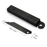 FOSHIO Snap Off Blade 30Degree 18mm Carbon Steel Blade for Utility Knife Box Cutter