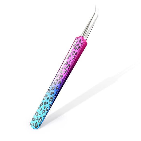 FOSHIO Vinyl Craft Weeding Hand Tool Leopard Stainless Steel Tweezers