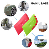 FOSHIO Car Tint Squeegee Wrapping Film Tool Soft Protective Film Felt Edge Squeegee