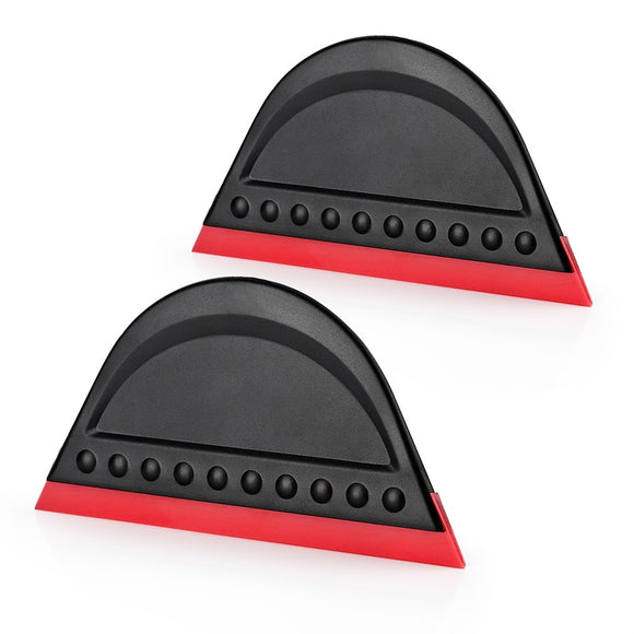 FOSHIO 2PCS Pro PPF Squeegee Car Paint Protective Tool Window Tint Rubber Squeegee for Vehicle Glass Cleaning